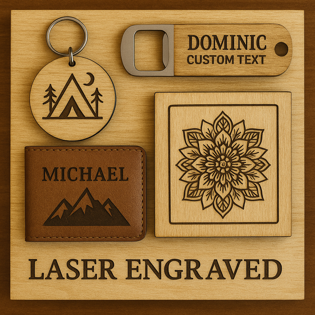 Laser Engraved Gifts & Accessories | Custom, Durable & Made with Fire